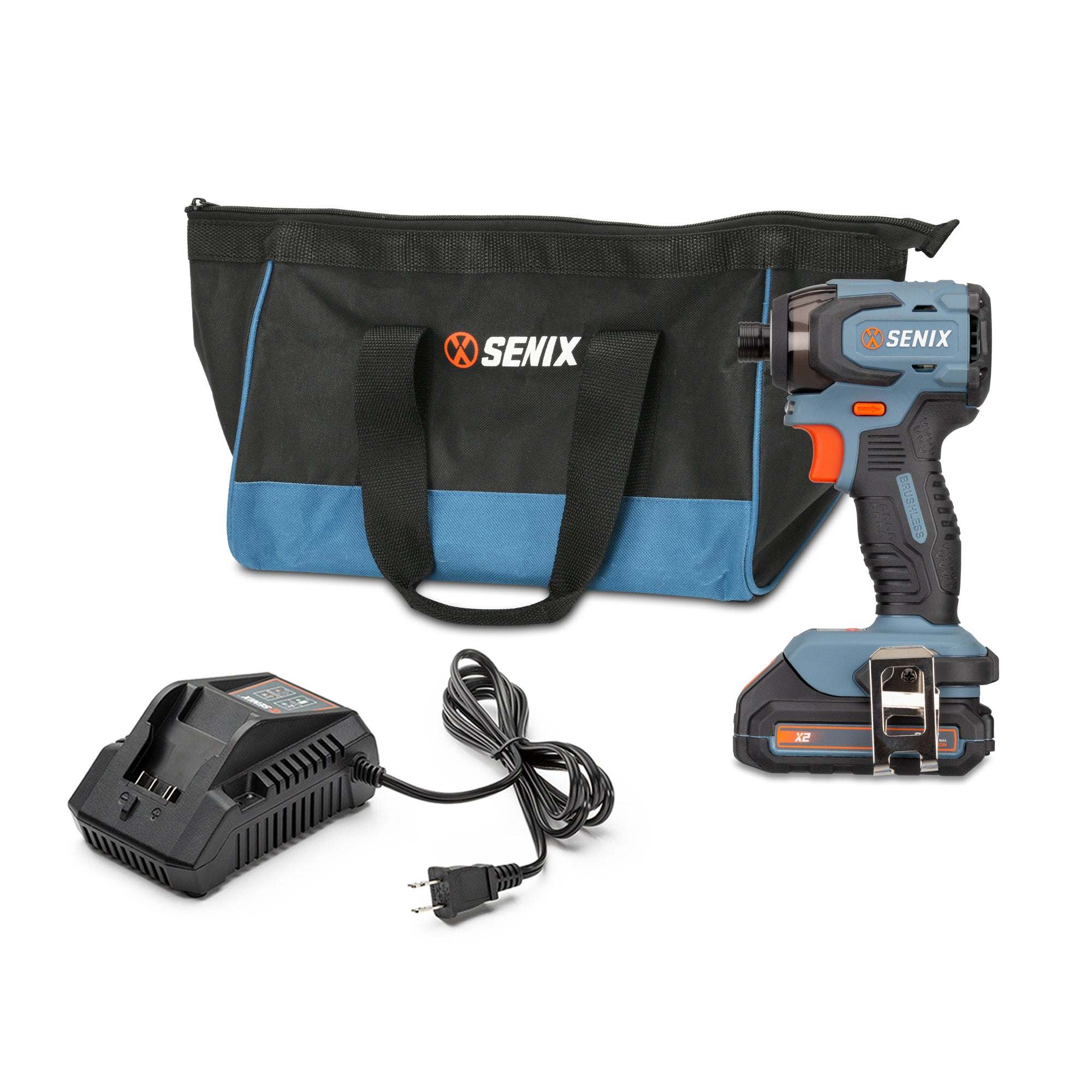 SENIX PDIX2-M2 20V Brushless Impact Driver Kit
