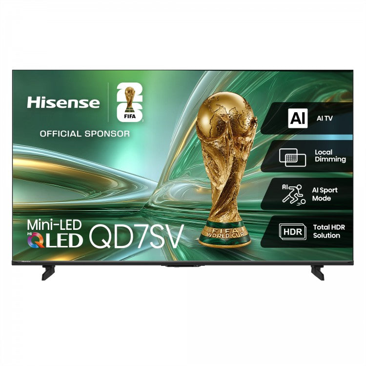 Hisense 75" QD7SV Series 4K QLED Mini-LED AI Smart TV (75QD7SV)