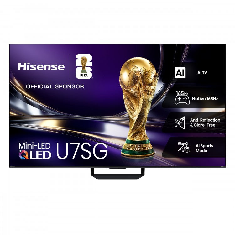 Hisense 75" U7SG Series 4K Hi-QLED Mini-LED PRO 165Hz Flagship Google TV (75U7SG)
