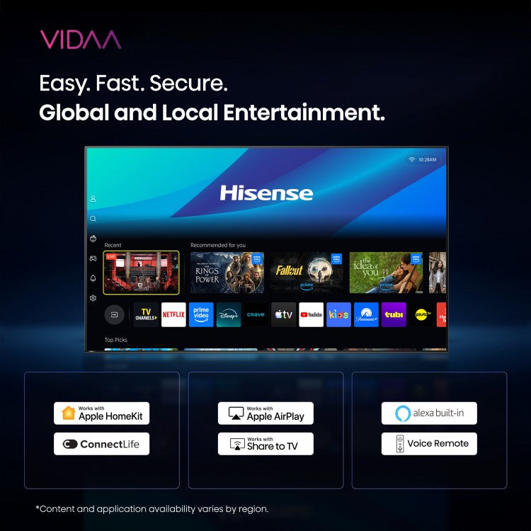 Hisense 75" QD7SV Series 4K QLED Mini-LED AI Smart TV (75QD7SV)