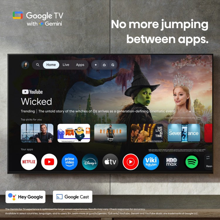 Hisense 75" U7SG Series 4K Hi-QLED Mini-LED PRO 165Hz Flagship Google TV (75U7SG)
