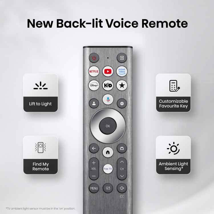 Hisense 75" U7SG Series 4K Hi-QLED Mini-LED PRO 165Hz Flagship Google TV (75U7SG)