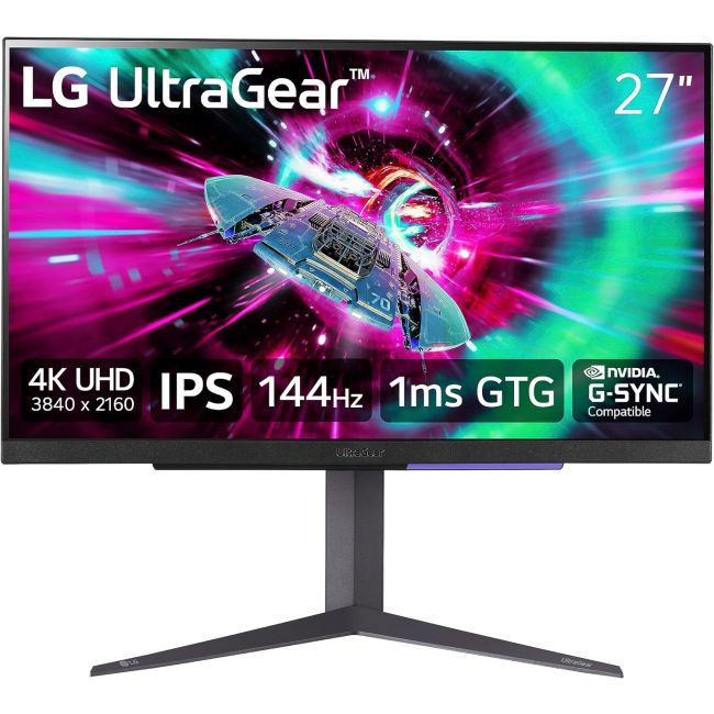 LG UltraGear 27" UHD 4K Gaming Monitor with 144Hz