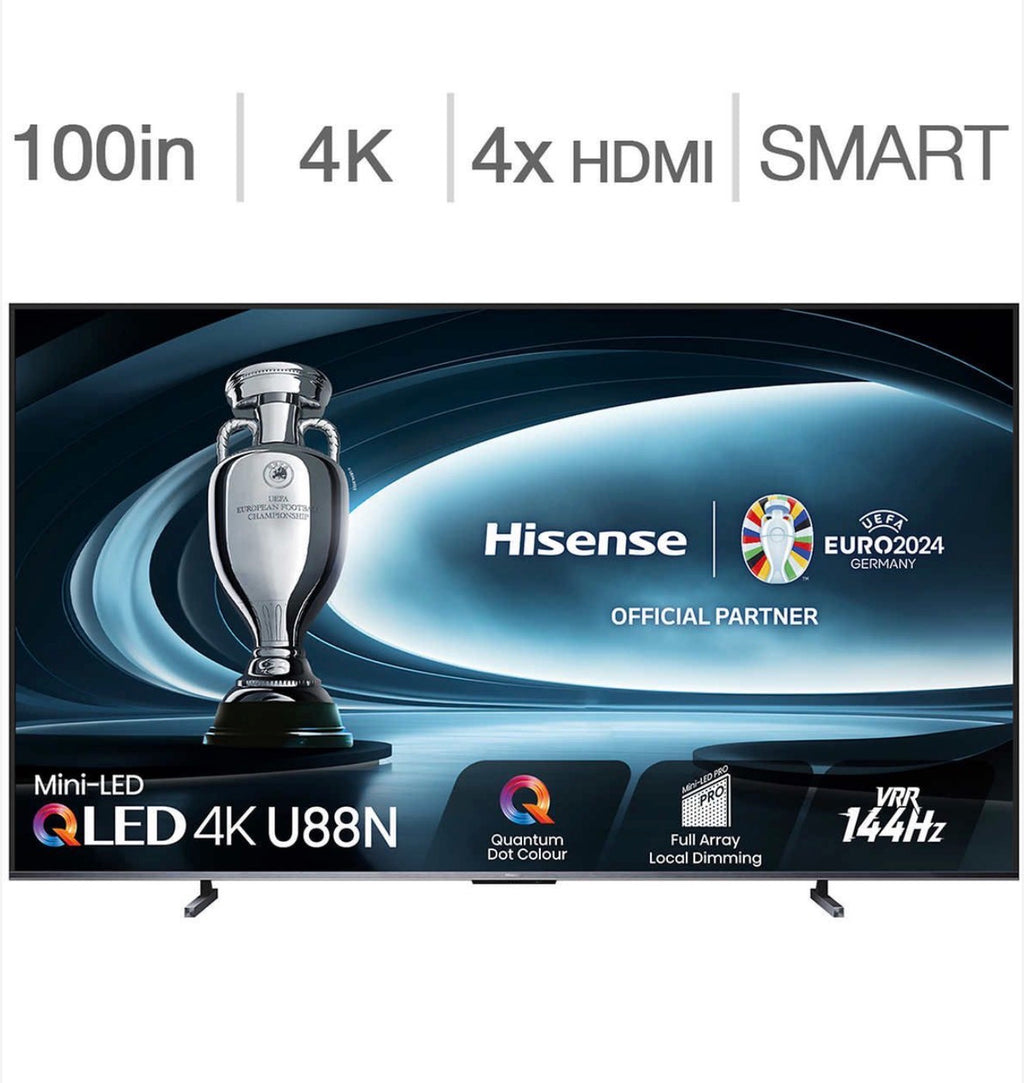 Hisense 100” U88N — Mini-LED QLED 4K Google TV