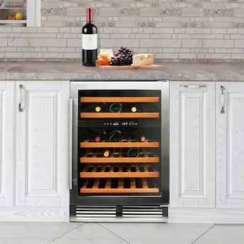 Maxximum 24" Dual-Zone 46-Bottle Wine Cooler (open-box)