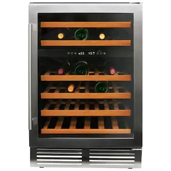 Maxximum 24" Dual-Zone 46-Bottle Wine Cooler (open-box)