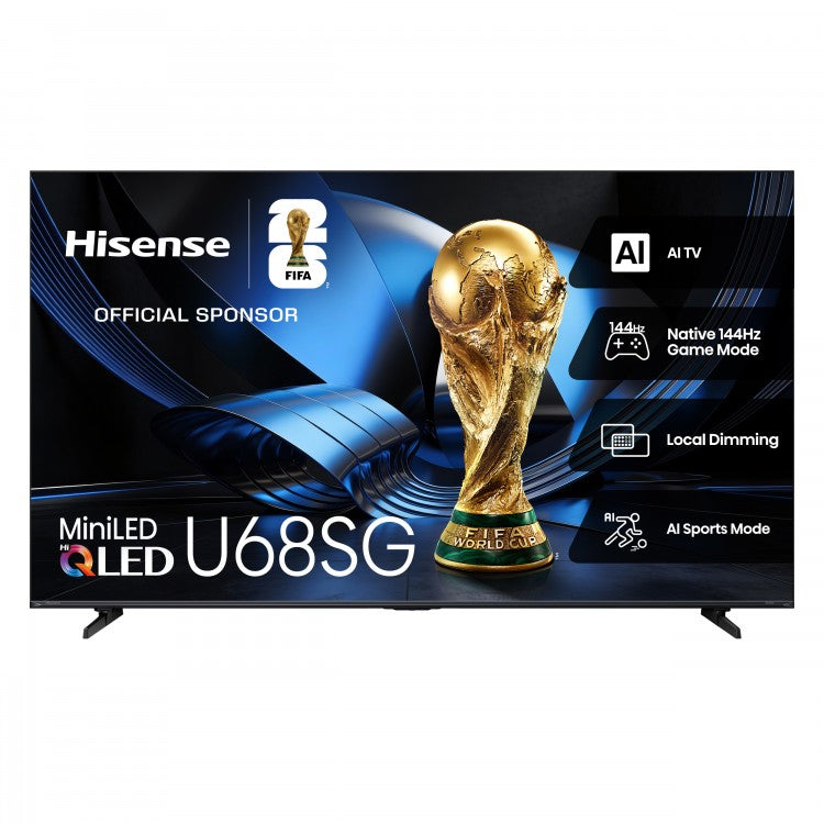 Hisense 75" U68SG Series 4K Hi-QLED Mini-LED PRO 144Hz Google TV (75U68SG)
