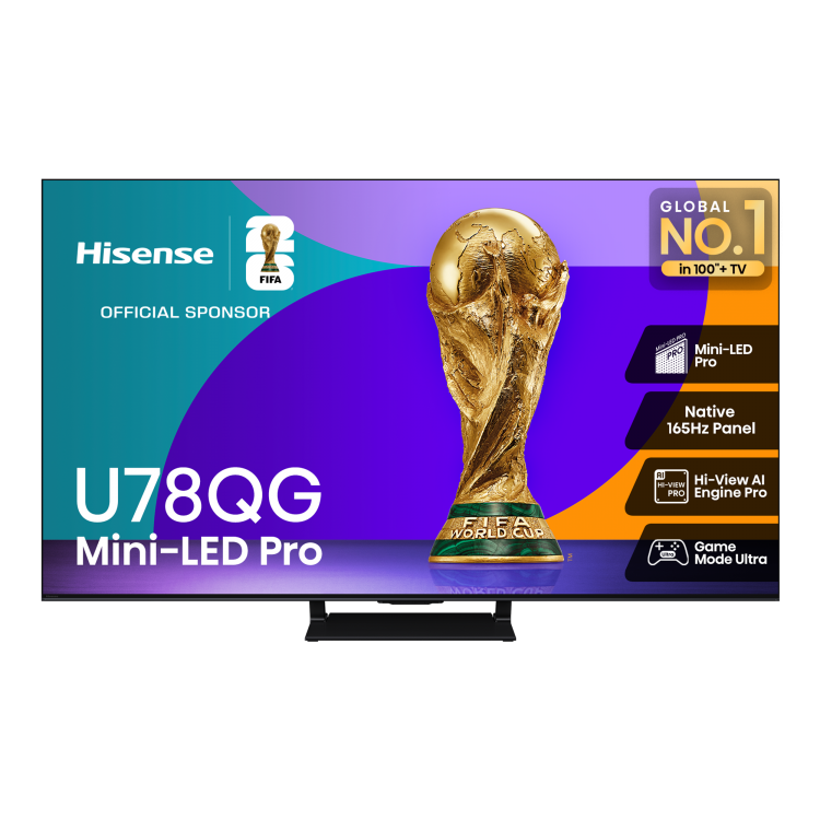 Hisense 65" Class U78QG Series 4K QLED Mini LED Pro TV (65U78QG)