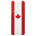 Smeg 24" 50's Retro Style Refrigerator — Canadian Flag Edition (open-box)