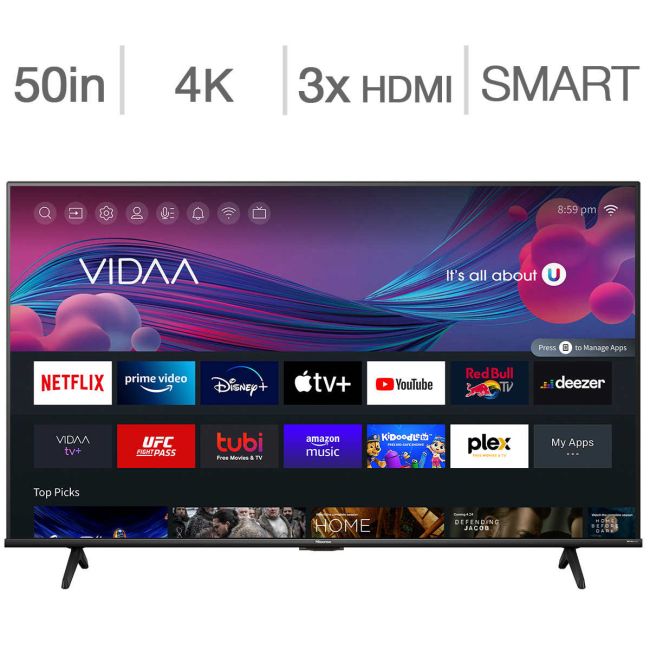 Hisense 50 inch Class A6KV Series 4K UHD LED LCD TV