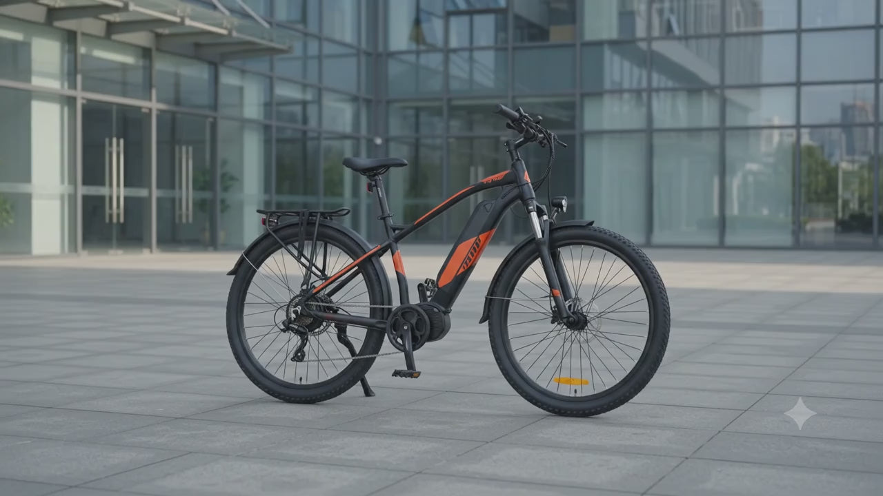 HiPeak Wheelspeed 27.5" Electric Mountain Bike - 500W Motor, Shimano 7-Speed, 56 Mile Range